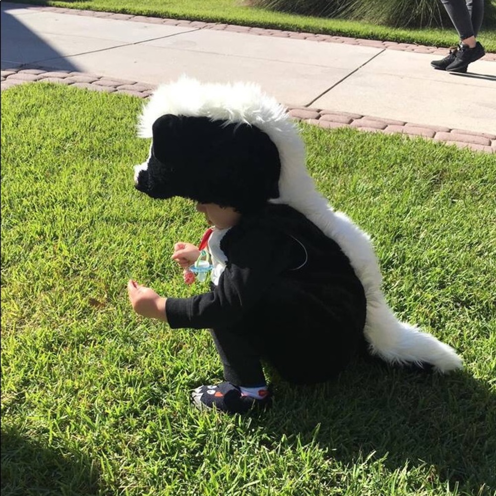 BABY/TODDLER SKUNK HALLOWEEN COSTUME